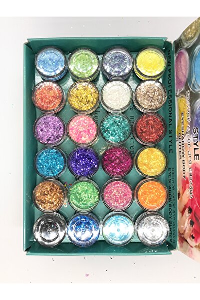 global fashion Set 24 decoratiuni pentru unghii, diverse culori, A4