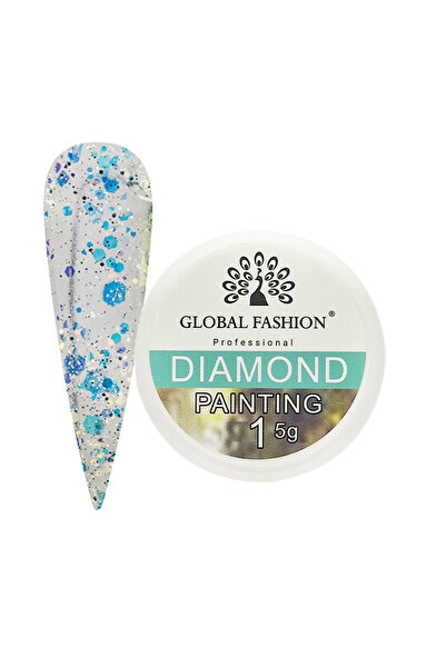 global fashion Gel unghii cu sclipici, Diamond Painting Gel, Global Fashion, ...