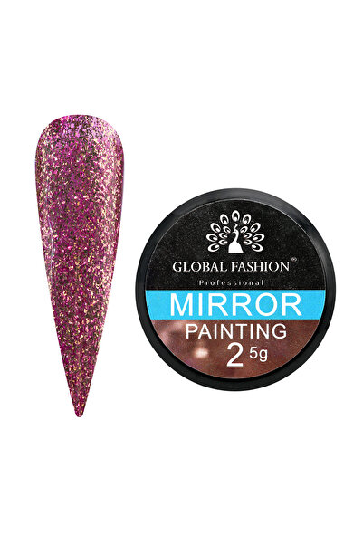 global fashion Gel unghii, vopsea de arta, cu efect oglinda, Mirror, Global F...