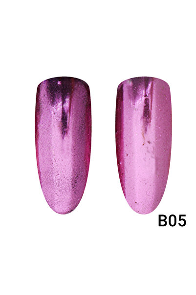 global fashion Χρωστική ουσία για νύχια Mirror, Mirror B05, ροζ/κόκκινο