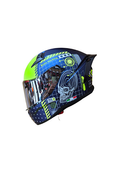 Sway SW-869 FULL FACE PRO AYNALI VİZÖR (GÜNEŞ VİZÖRLÜ)