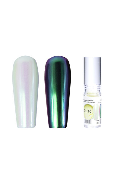 global fashion Set de 4 unități: Pudră lichidă Pearl 8 ml GC 10