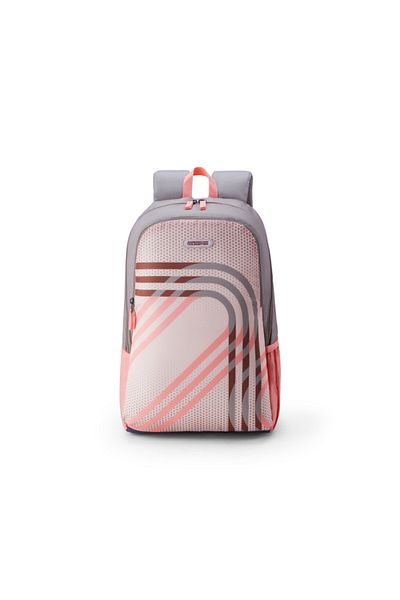 American Tourister Aleo Backpack - Beige - 1 Year Global Warranty