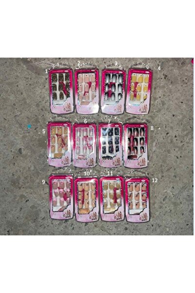 global fashion Set 24 unghii false, Global Fashion, culoare roz, 3-5