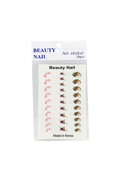 global fashion Tatuaj decor unghii, Beauty Nail, pe baza de apa, 30 desene