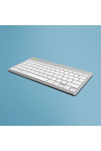 Inna marka Kompaktowa klawiatura ergonomiczna R-Go Tools Break QWERTY (US) bluetooth biała, RGOCOUSWLWH