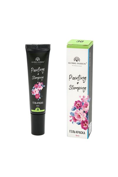 global fashion Gel vopsea pentru pictura chinezeasca si stamping Painting+Stamping 8ml, 30