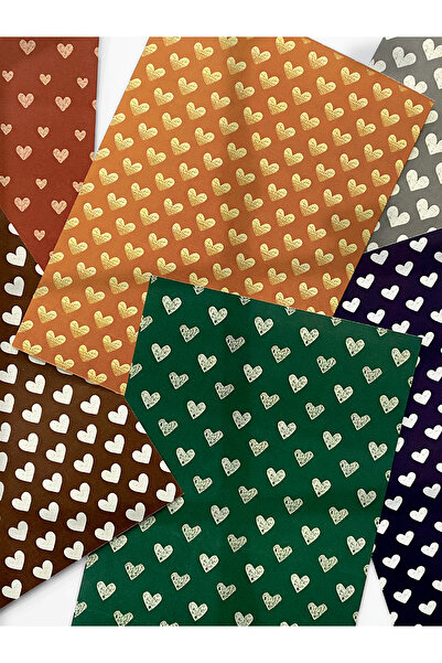 Henno A6 (10,5x14,8 cm) Renkli Kalp Temalı 6’lı Kağıt Seti | Bullet Journal, ...