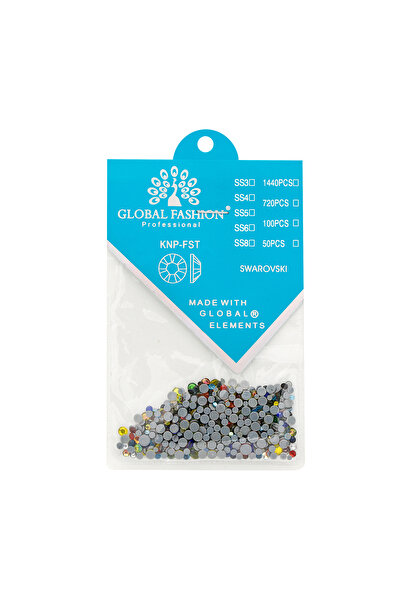 global fashion Cristale unghii tip Swarovski, Global Fashion, mix, multicolore