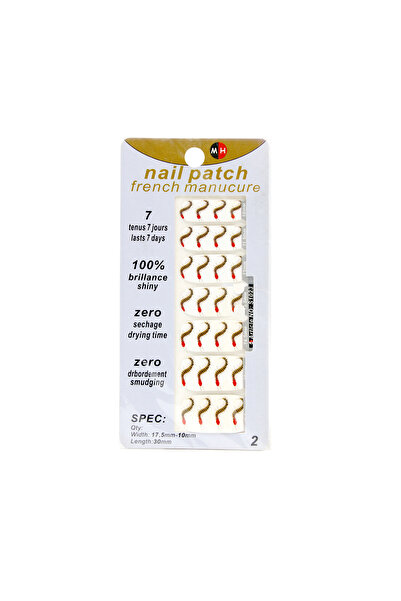 global fashion Αυτοκόλλητο νυχιών S1023, έτοιμο