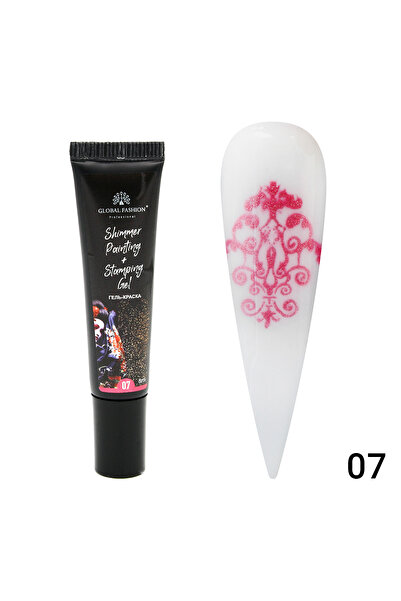 global fashion Χρώμα τζελ για ζωγραφική και σφράγιση Ζωγραφική+Σφράγιση με γκ...