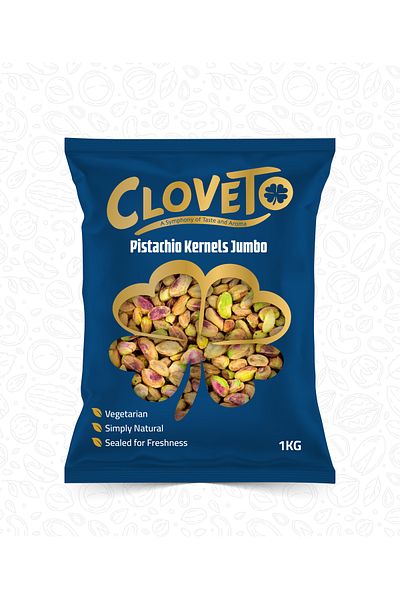 cloveto Pistachio Kernel Jumbo 1KG – Premium Quality | Unshelled | Natural & Healthy Snack