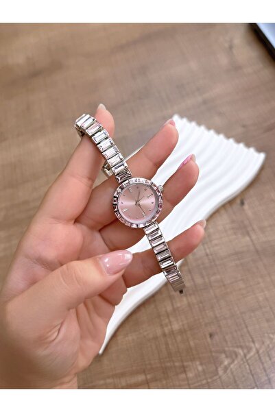 LOOQ Yeni Su Yolu Taşlı Şık Tasarım Kadın Kol Saati