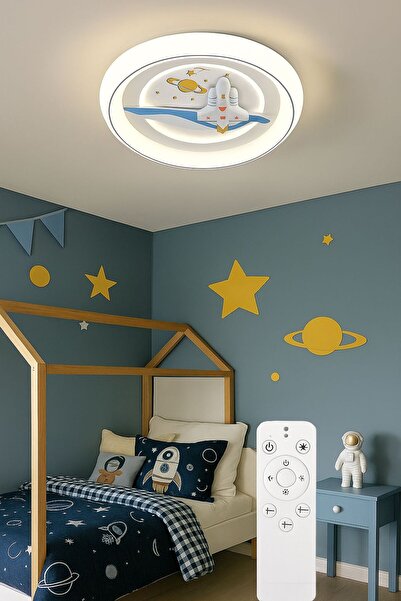 Vonalight Desıng Project 3ışık Renkli, Kumandalı, 50cm Erkek, Çocuk Odası,Yatak Odası, Çember Led Tavan Lambası, Aydınlatma,