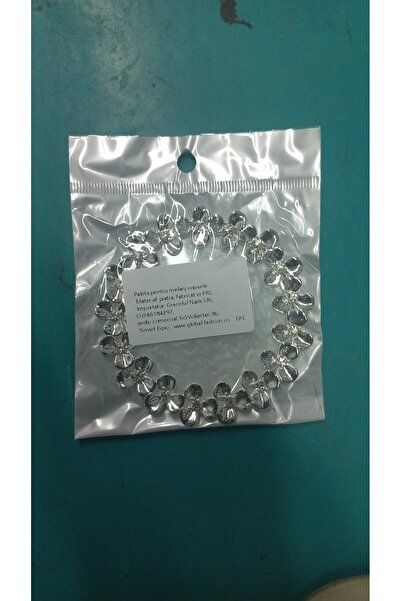 global fashion Set de 6 unități: Paletă din piatră, rotundă cu flori și pietr...