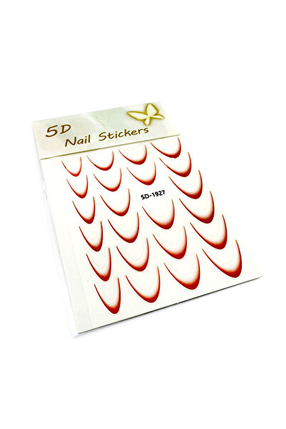 global fashion Autocolant pentru unghii French Nail Stickers 5D, SD-1927