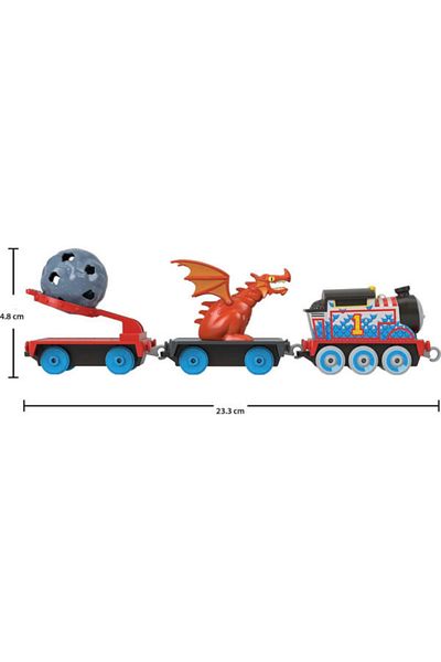 Thomas And Friends Thomas Trainer & Friends, Medieval Thomas, or Locomotive and 2 Wagons