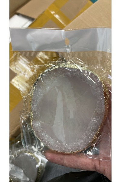 global fashion Παλέτα σε σχήμα πέτρας, διαφανής