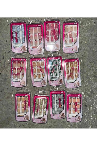 global fashion Set 24 unghii false, Global Fashion, culoare roz, 5-6