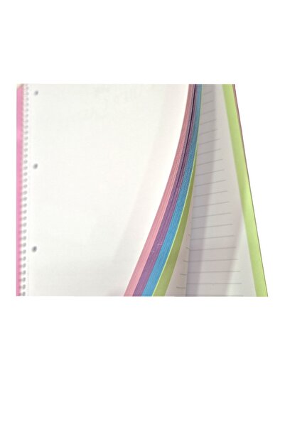 Faber Castell A4 Spiral Breakable 80 Yp. Striped Notebook Pp Cover