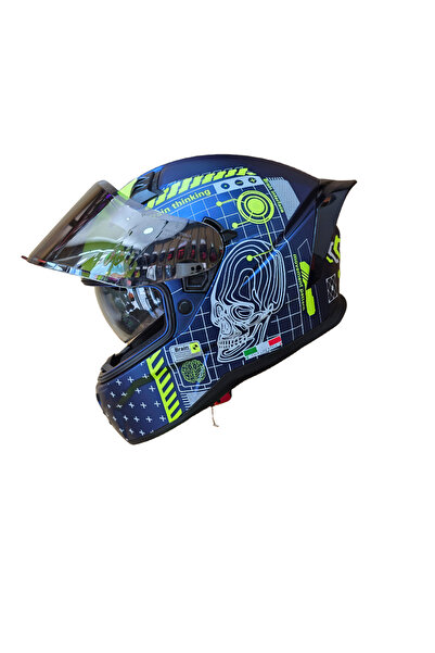 Sway SW-869 FULL FACE PRO AYNALI VİZÖR (GÜNEŞ VİZÖRLÜ)