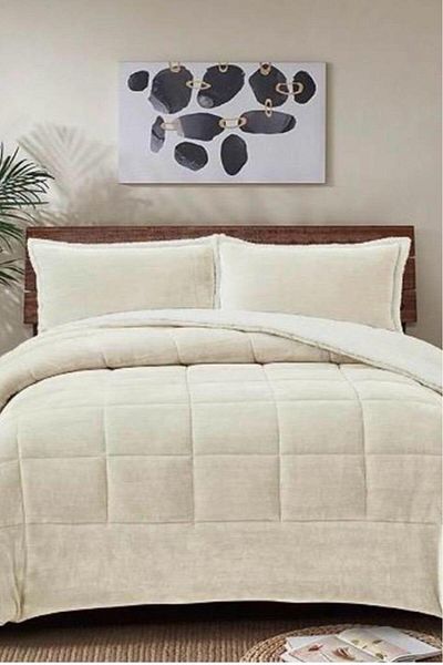 Çeyiz Diyarı Pumi Single Duvet Set 180X230 cm Beige