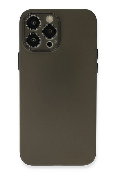 NewFace iPhone 13 Pro Case Silicone - Gray Gelal