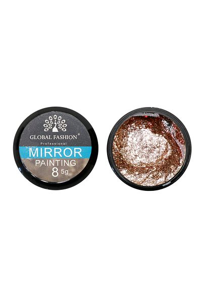 global fashion Gel vopsea unghii, cu efect de oglinda, Mirror, Global Fashion, 5g 08