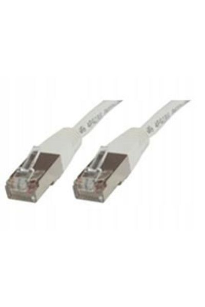 MicroConnect F/UTP CAT5e 0,5m Biały PVC