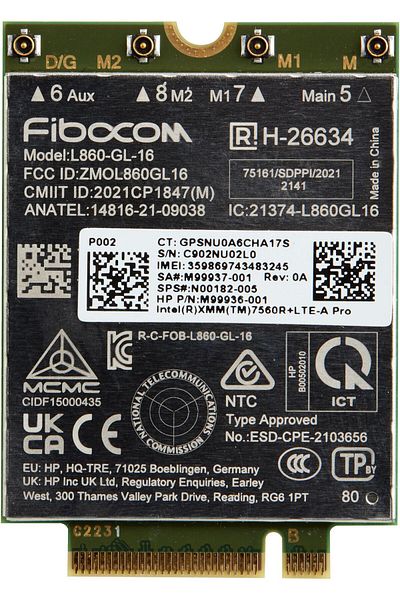 Inna marka HP Xmm 7560 R+ LTE-Advanced Pro WWAN, 7P993AA