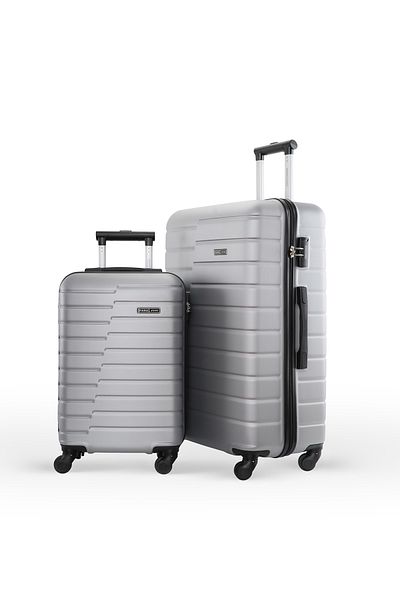 PARAJOHN Horizon 2-piece Luggage Set Abs Hard Shell Check-in Trolley Bag With 360° Spinner Wheels & Lock
