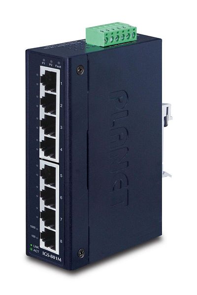 Inna marka Planet IP30 Slim type 8-P Industrial, IGS-801M
