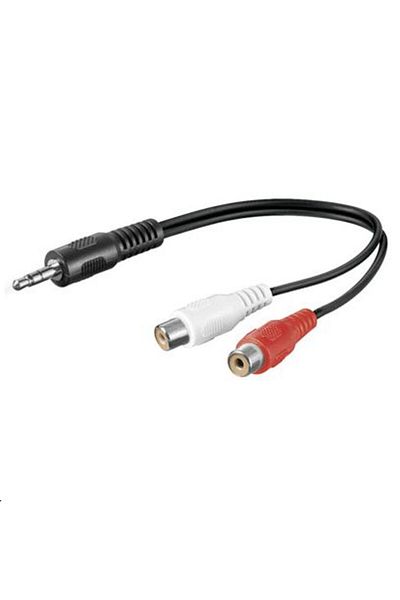 MicroConnect Kabel Audio 2 x RCA 0,2m
