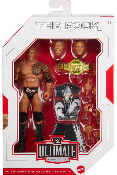 mattel WWE Ultimate Figure - The Rock JCJ69
