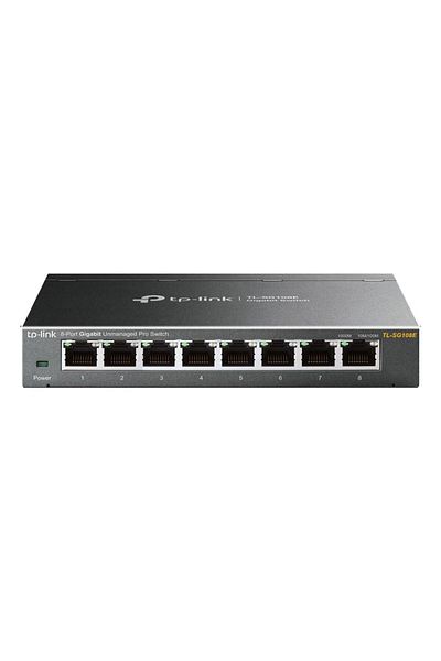 Inna marka Zarządzalny switch sieciowy TP-Link Omada TL-SG108E L2 Gigabit Ethernet, TL-SG108E