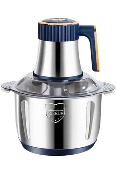 Türkiye Electric Meat Grinder Chopper, 500W/5 Speed Adjustable Meat Mincer Gears with 6 Durable Blades, 5L L