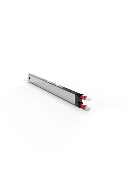 Inna marka PATCHBOX 365 Cat.6a Cassette, 0.8m, STP, Red, RJ-45, Code C36STPXC6AXX1R