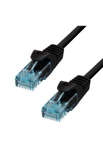 ProXtend Kabel Ethernet CAT6A U/UTP CU LSZH Czarny 75cm, 6AUTP-0075B
