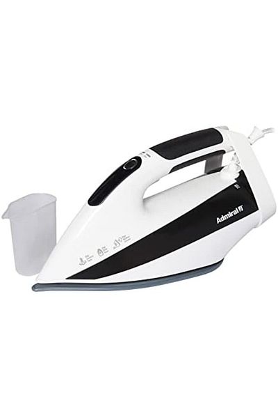 Admiral 2800W Steam Iron With Ceramic Soleplate, Auto Shut-Off Function, 330ML Water Tank, Steam & W