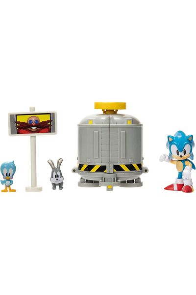 Spin Masters SonicThe Hedgedog 2.5inch Level Clear Diorama Set 41886