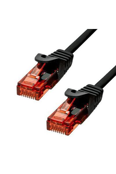ProXtend Cablu Ethernet CAT6 U/UTP CU LSZH Negru 20m, 6UTP-20B