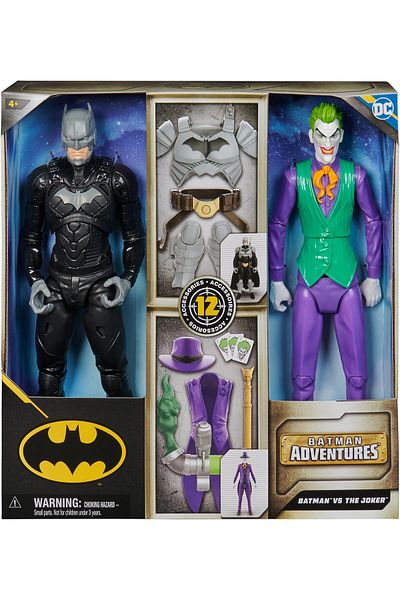 Spin Masters DC Batman Fig 12 Adventures Batman vs The Joker Pack 6067958