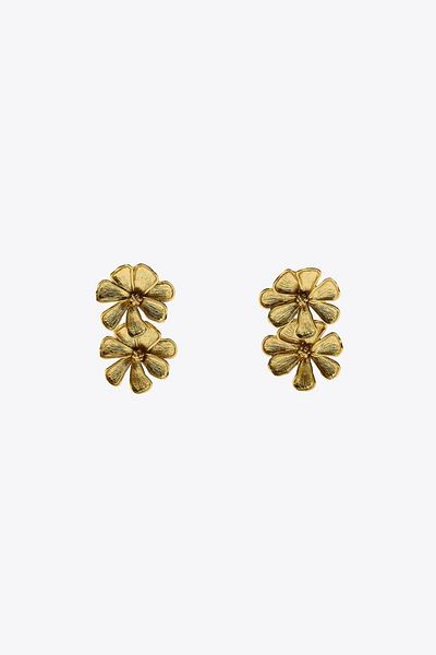Unzilee Zra Brand Model - Metal Flower Earring