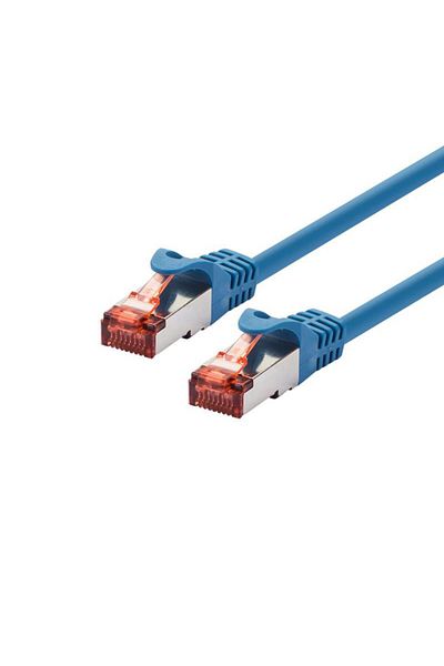 Inna marka Profesjonalny kabel patchowy LOGON CAT6 F/UTP - 1.5M niebieski, TCF66F015B