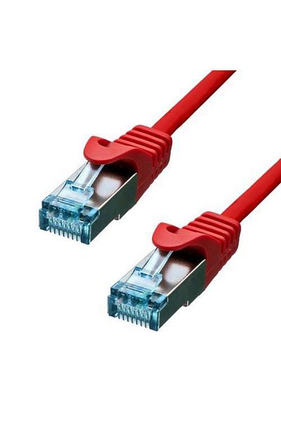 ProXtend Kabel Ethernet CAT6A S/FTP CU LSZH, czerwony, 1,5 m, 6ASFTP-015R