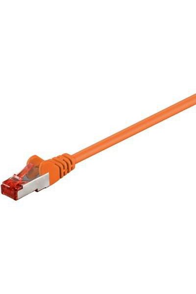 MicroConnect F/UTP CAT6 10m Pomarańczowy PVC