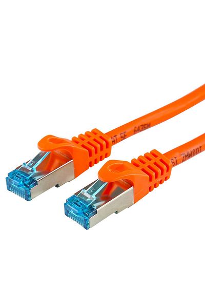 Inna marka Profesjonalny kabel patchowy LOGON SF/UTP 0,5m CAT5E - pomarańczowy, TCR55SS005O