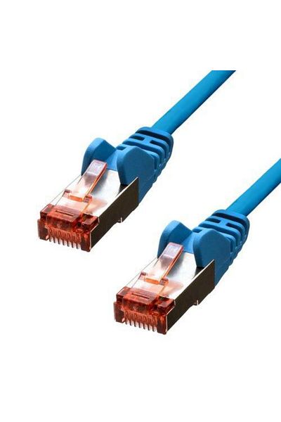 ProXtend Kabel Ethernet CAT6 F/UTP CCA PVC, niebieski, 20 cm, V-6FUTP-002BL