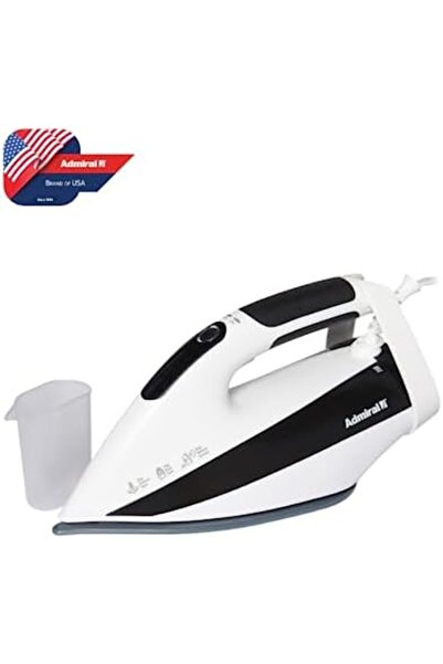 Admiral 2800W Steam Iron With Ceramic Soleplate, Auto Shut-Off Function, 330ML Water Tank, Steam & W