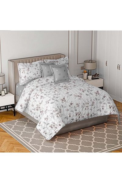 Moon 6-piece compressed hotel double bed sheet for a refreshing summer, quilt size 250x230 cm